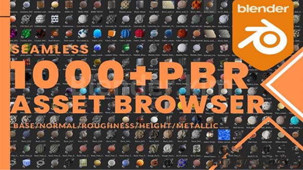 PBR材质预设包Pbr Materials 1000+-魔酷网