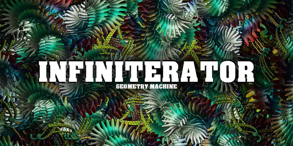 程序化几何分型模型无限复制插件 Infiniterator – Blender插件-魔酷网